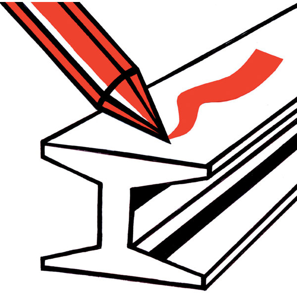 Crayon de maçon ovale Profi 331 Lyra 10H longueur 30 cm