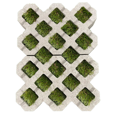 Pavé drainant en béton Obradrain pour zones carrossables ou piétonnes - 50 x 33 x 10 cm