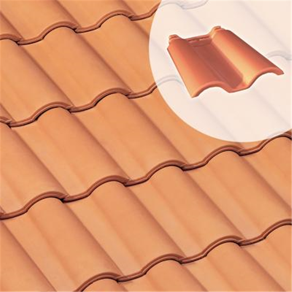 Double tuile en terre cuite Gallo Romane (GL010) Monier - Ocre