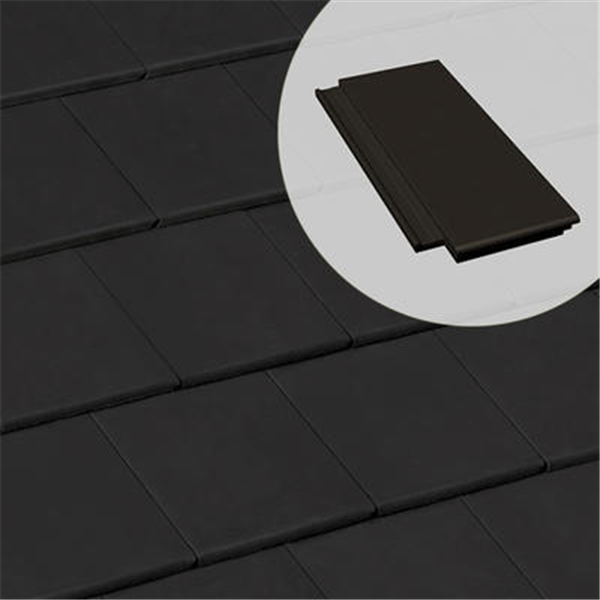Demi-tuile béton - Innotech - Noir - 42 x 18.5 cm