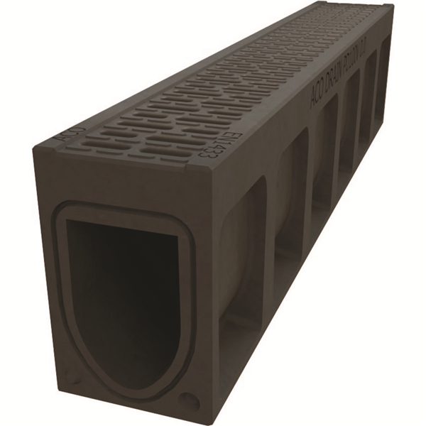 ACO MONOBLOCK URBAIN P200V - D400 COULEUR NATURELLE - BETON POLYMERE