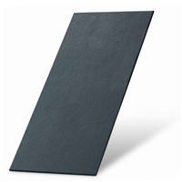 Ardoise en fibres-ciment - surface lisse bords droits - Dolmen - Noire - 30 CM x 60 CM