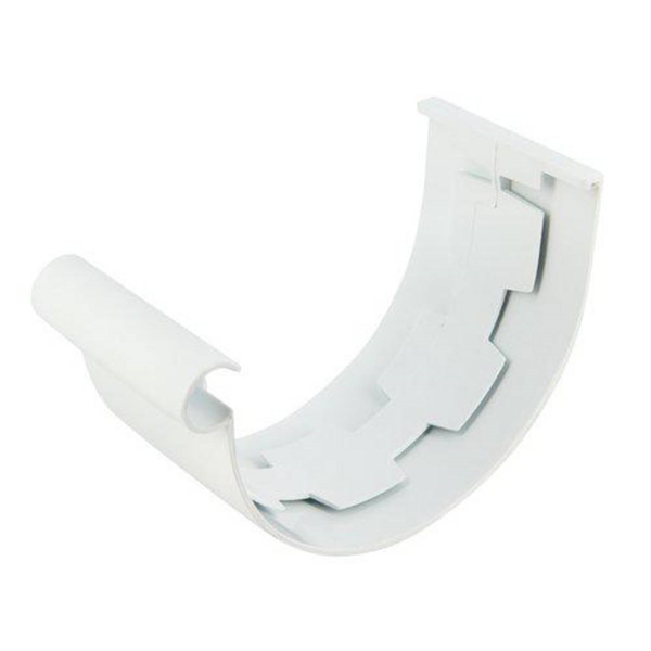 Jonction de gouttière à coller - LG25 JNC25 - Blanc