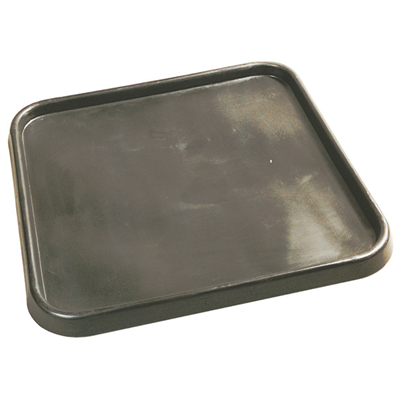 Bac à gâcher en polyéthylène haute densité noir Taliaplast - 90,0 CM x 90,0 CM
