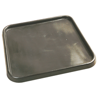 Bac à gâcher en polyéthylène haute densité noir Taliaplast - 90,0 CM x 90,0 CM