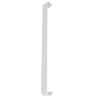 Jonction pour planche de rive Rivecel Bullnose à profil arrondi - Blanc - Hauteur 500,00 MM