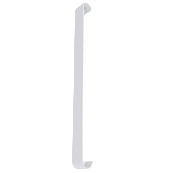 Jonction pour planche de rive Rivecel Bullnose à profil arrondi - Blanc - Hauteur 500,00 MM