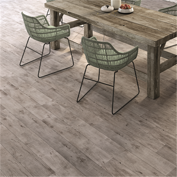 Carrelage sol intérieur effet bois en grès cérame émaillé - Toscana Edilis - 90,0 CM x 15,0 CM - ép. 10,00 MM - Coloris Gris