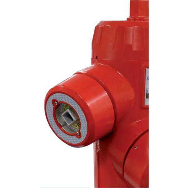 POTEAU INCENDIE A PRISE APPARENTE TYPE SAPHIR BRONZE, HAUTEUR 1M, N°4, DN 100