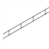 Armature de chaînage en épingle - Maille 46 CM - Dim. 4x10 cm - 2 fils de 10mm - Longueur 6 m