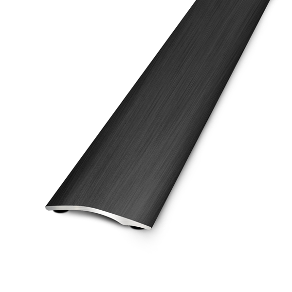 Seuil de porte adhésif multi-niveaux - Presto Premium Dinac - Aluminium Noir - 27 MM x 3,4 MM - 93,0 CM