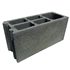 Bloc béton poteau à emboîtement 500 x 200 x 250 mm - B60 - 3 parois 5 trous