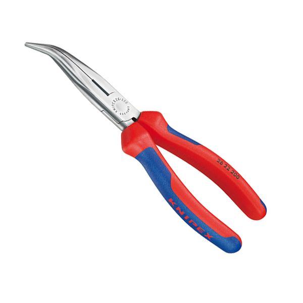 Pince de mécanicien demi-ronde avec tranchant Knipex longueur 200 mm