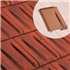 Tuile de ventilation chatière en terre cuite - Rhôna 10 Edilians - Rouge nuancé