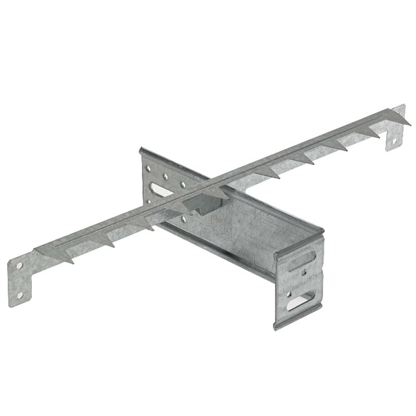 Griffe de maintien pour isolant thermique acier galvanisé 400x40 mm épaisseur 0.5 mm