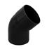 COUDE MXF 45° DIAM.80 1.9MM ARDOISE