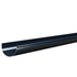 Gouttière demi-ronde à ourlet MEP GD25 en PVC Anthracite - développé 250 MM - longueur 4 M