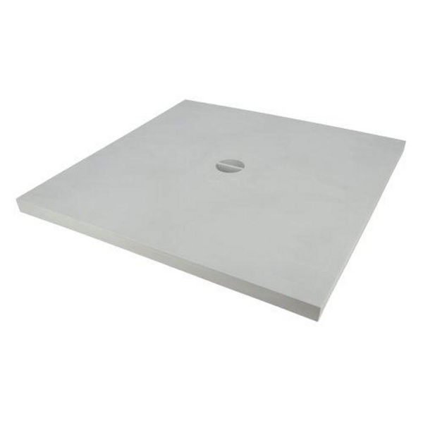 TAMPON DE SOL SANS CADRE 400 X 400 GRIS CLAIR