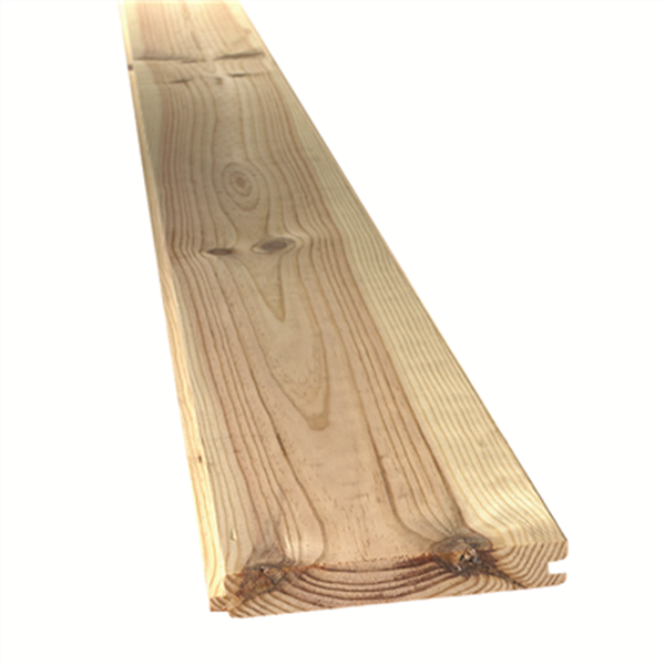 Parquet brut Pin Maritime noueux 4 chanfreins spécial mezzanine à clouer - 140 MMx20 MM - L.2 M