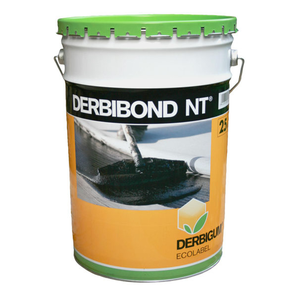 Colle bitumineuse d'adhérence à froid pour membrane d'étanchéité - Derbibond NT - seau de 25,0 KG