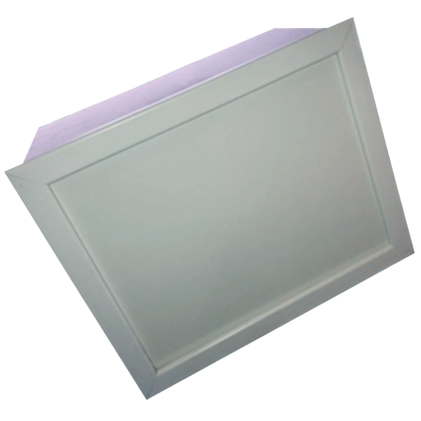 Trappe de visite non isolante en bois avec rehausse de 40 mm - Réservation de 450 x 550 MM