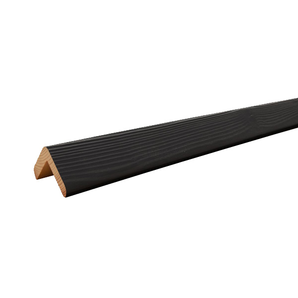 Cornière d'angle pour bardage Extra en Sapin du Nord de classe 3.1 - Silverwood - 55 MM x 55,00 MM - 3,00 M - Gris anthracite