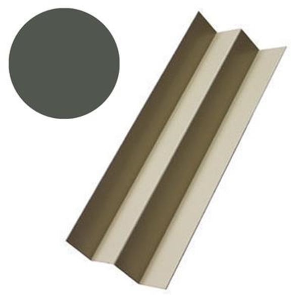 Profilé d'angle intérieur MetalTrim pour bardage Hardie Plank - aluminium laqué Gris métal - longueur 3 M