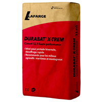 Ciment haute résistance pour milieux agressifs - Durabat X-TREM 52,5N - Sac de 25 kg