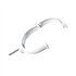 Collier de fixation à patte à vis MEP CAV80 à visser pour tuyau de descente de 80 mm - PVC Blanc