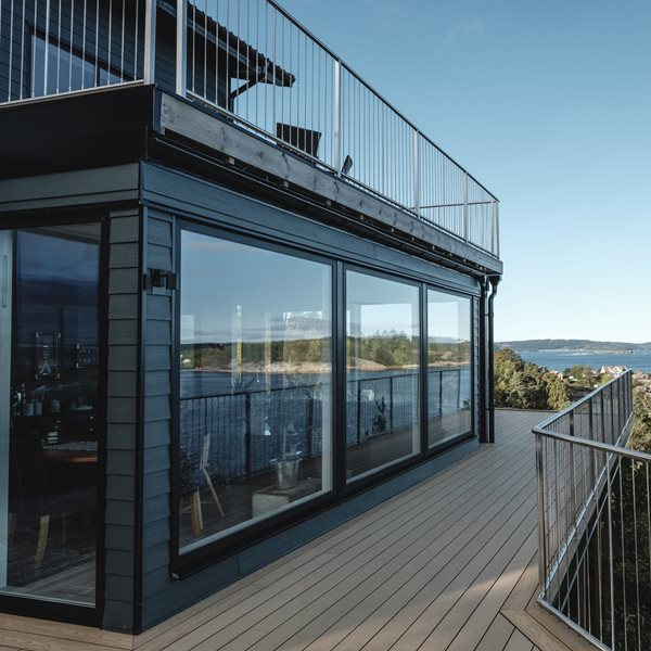 Bardage composite imitation bois - Hardie Plank - 180 MM x 8,00 MM - Long. 3,60 M - Blanc Arctique
