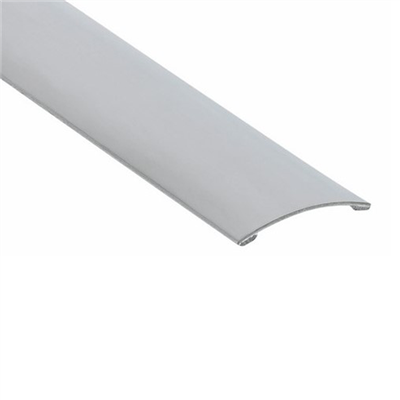 Seuil demi-bombé adhésif - Romus - Épaisseur 1 mm - Largeur 30 mm - Longueur 93 cm - Inox