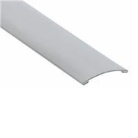 Seuil demi-bombé adhésif - Romus - Épaisseur 1 mm - Largeur 30 mm - Longueur 93 cm - Inox