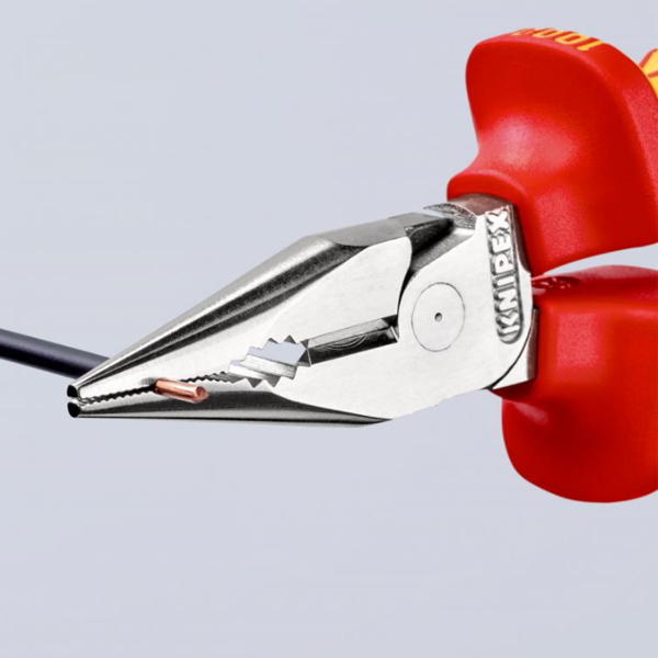 Pince universelle multifonctions 145 mm - Mâchoires en pointe - Knipex - Isolée 1000V