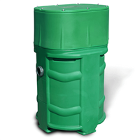 Station de relevage pour eaux chargées avec pompe 358 - kit de connexion rapide - Sanirel 250 - Cuve 340L - Hauteur 110 cm