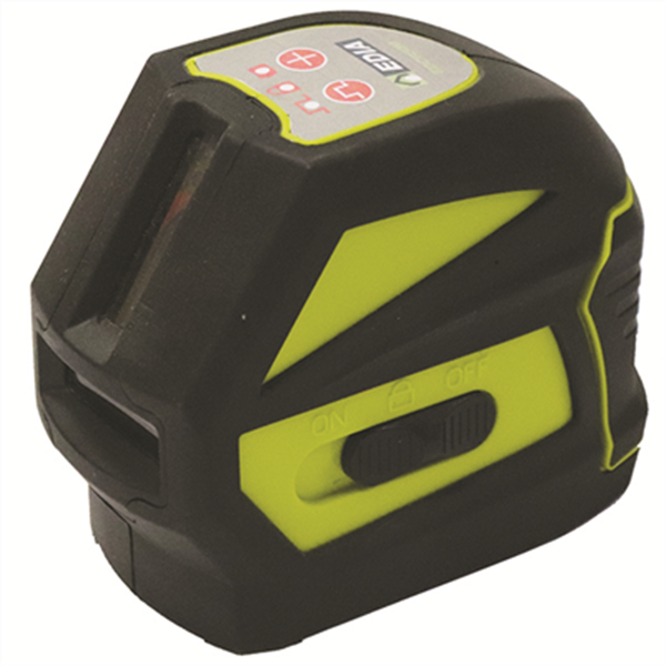 Niveau laser croix - Edia EDCR30M - rouge à pile filetage 1/4"