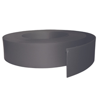 Bordure de jardin Ecolight Recylat en plastiques recyclés - Gris - hauteur 12,0 CM - rouleau lisse de 20 m