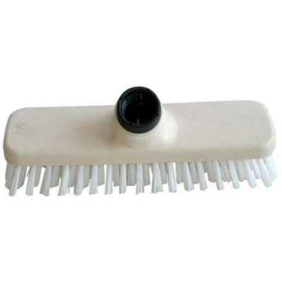Brosse lave-pont fibres en nylon 30 mm - douille à vis - 225 x 70 x 85 mm