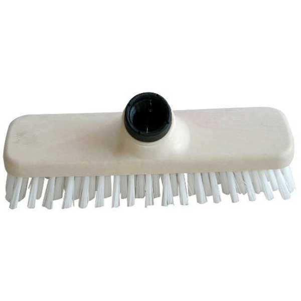 Brosse lave-pont fibres en nylon 30 mm - douille à vis - 225 x 70 x 85 mm