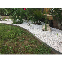 Bordure en acier galva en L - 100mm x 50mm x 2.24ml + bride