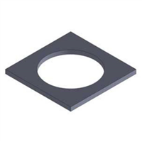 C3813 BAGUE REHAUSSE RONDE 50