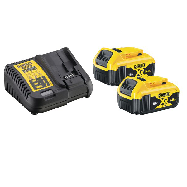 Pack de démarrage Dewalt DCB115P2 - 2 Batteries XR 18V 5 AH Li-Ion + Chargeur