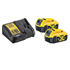 Pack de démarrage Dewalt DCB115P2 - 2 Batteries XR 18V 5 AH Li-Ion + Chargeur