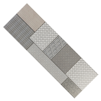 Faïence murale Décor Géo effet béton pour carrelage Cusset - 20 x 60 cm