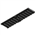 GRILLE CAILLEBOTIS FONTE MAILLE 28X12MM - L500 - CANIVEAUX X100-M100 - D400