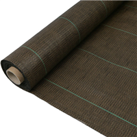 Toile de paillage 130g/m² Marron - Rouleau de 3,30 M x 100,00 M - Edia