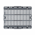 Grille caniveau D400 750x500 PMR A/longeron fte + ver 4 bl