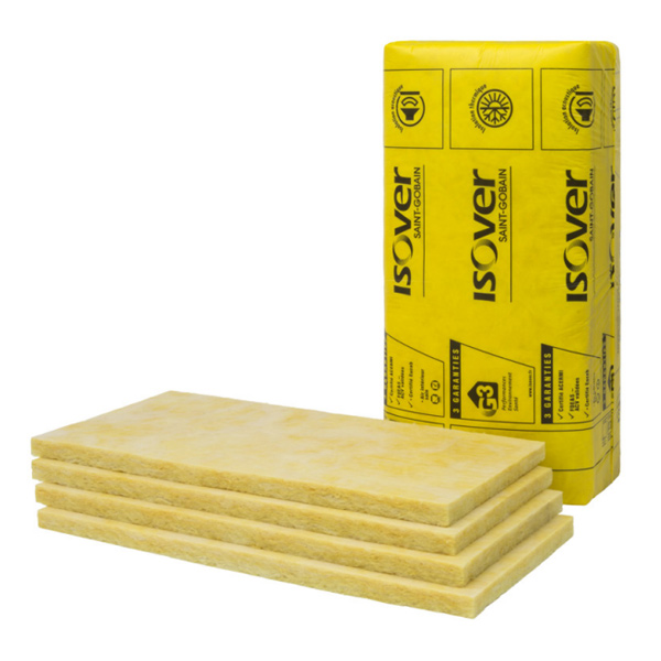 Panneau laine de verre pour cloison modulaire - Cloisolène LV - R 1,10 m².K/W - 1,20 M x 0,60 M - ép. 45 MM