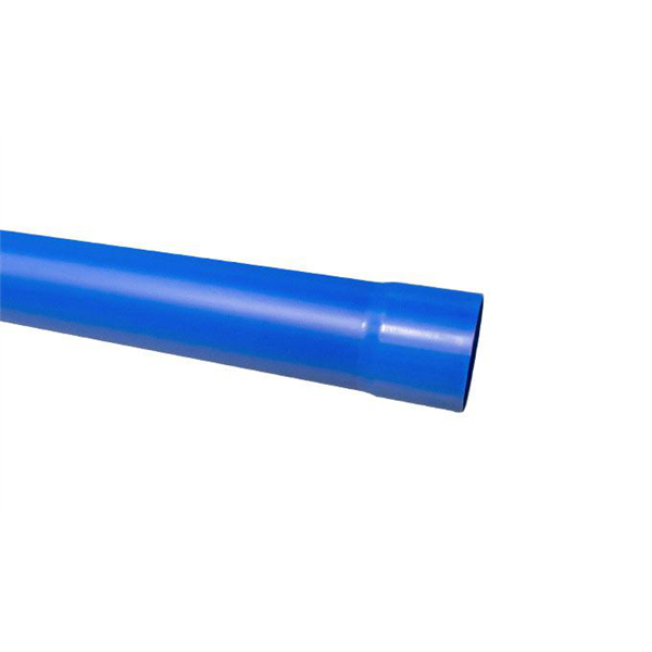 TUBE PVC D100 SN4 BLEU      4M