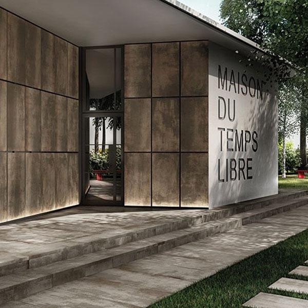 Carrelage extérieur en grès cérame émaillé It's Different - 120 cm x 60 cm - ép. 20 mm - Grey London