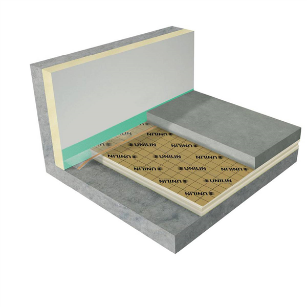 Plaque isolante Utherm Floor K pour sol et plancher - R = 2,2 m².K/W - 1,2 M x 1 M - ép. 48 MM